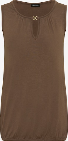 LAURA SCOTT Top in Grey: front