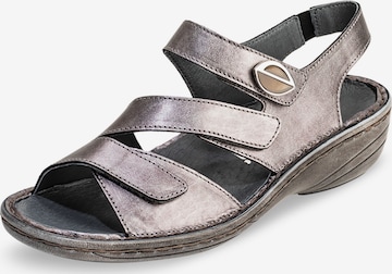 VITAFORM Riemensandale in Grau: Vorderseite