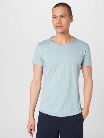 Key Largo T-shirt 'BREAD' i blå: framsida