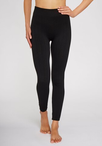 LAVANA Skinny Leggings in Schwarz: Vorderseite