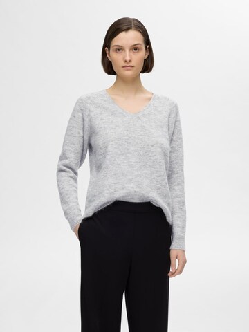 SELECTED FEMME Pullover 'Lulu' in Grau: Vorderseite