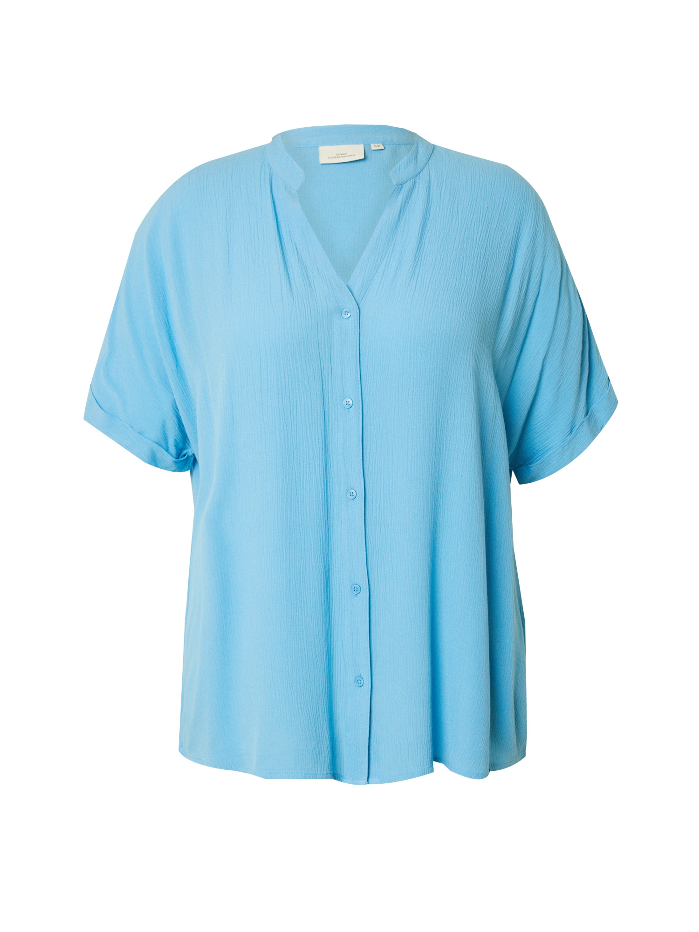 ONLY Carmakoma Blouse 'CARROWA' in de kleur Hemelsblauw, Productweergave