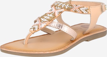 GIOSEPPO Sandals 'FERN' in Beige: front