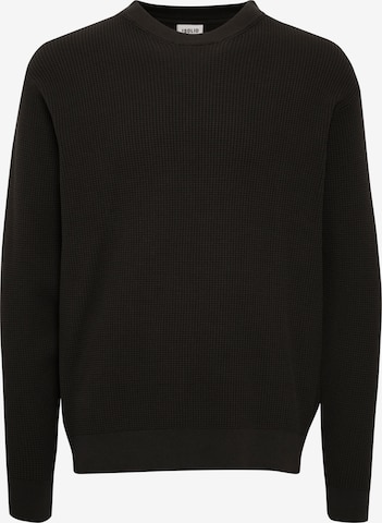 !Solid Sweater 'Hami' in Black: front