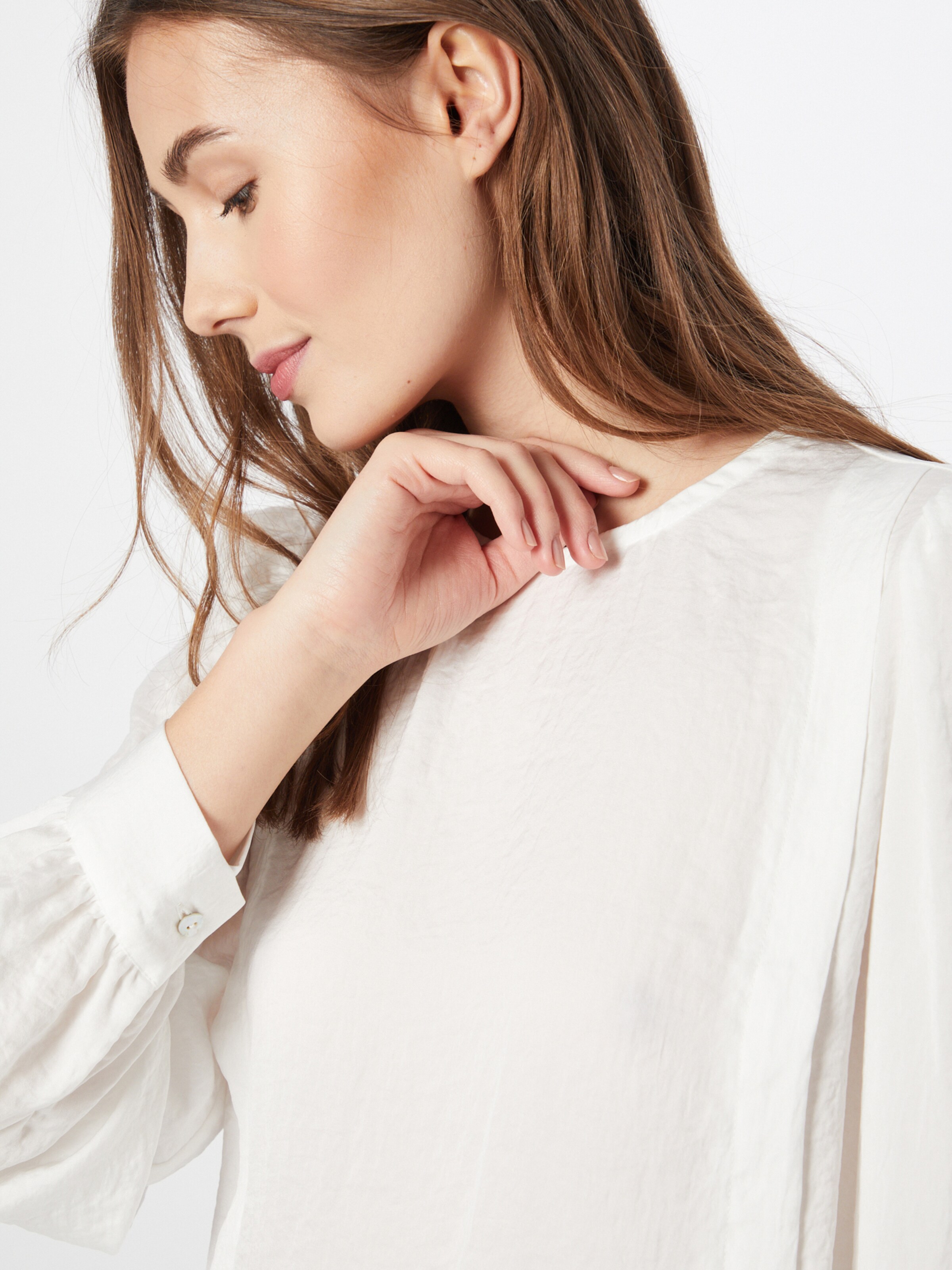 Frauen Große Größen s.Oliver Bluse in Ecru - GF63795 Frauen Große Größen s.Oliver Bluse in Ecru - GF63795