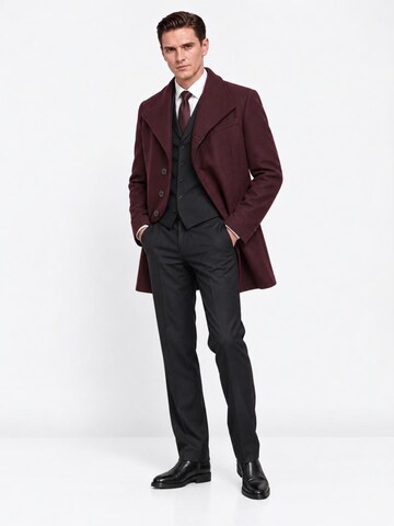 ALLTHEMEN Winterjas 'Herbstnebel' in Rood