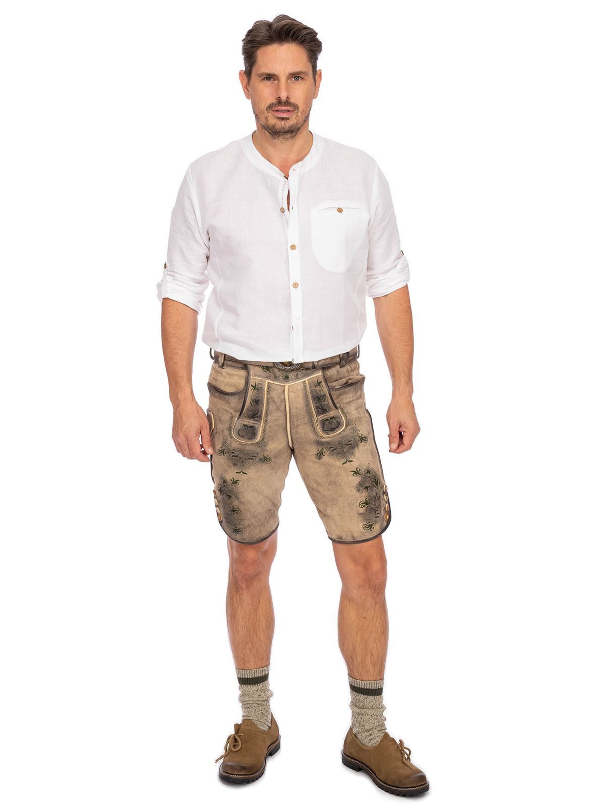 Schweigerts Regular Trachtenhose 'BUCHNER'‌‌‌‌‌‌ in Braun