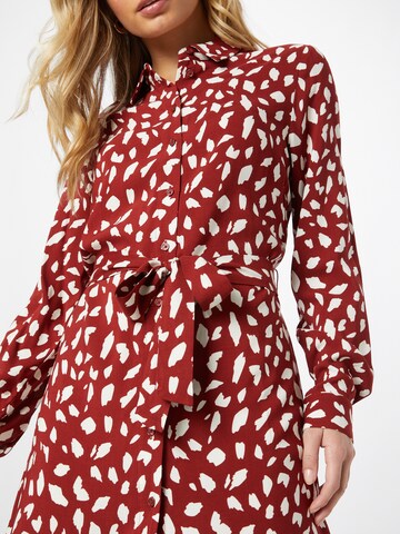 VILA Shirt Dress 'Paya' in Brown