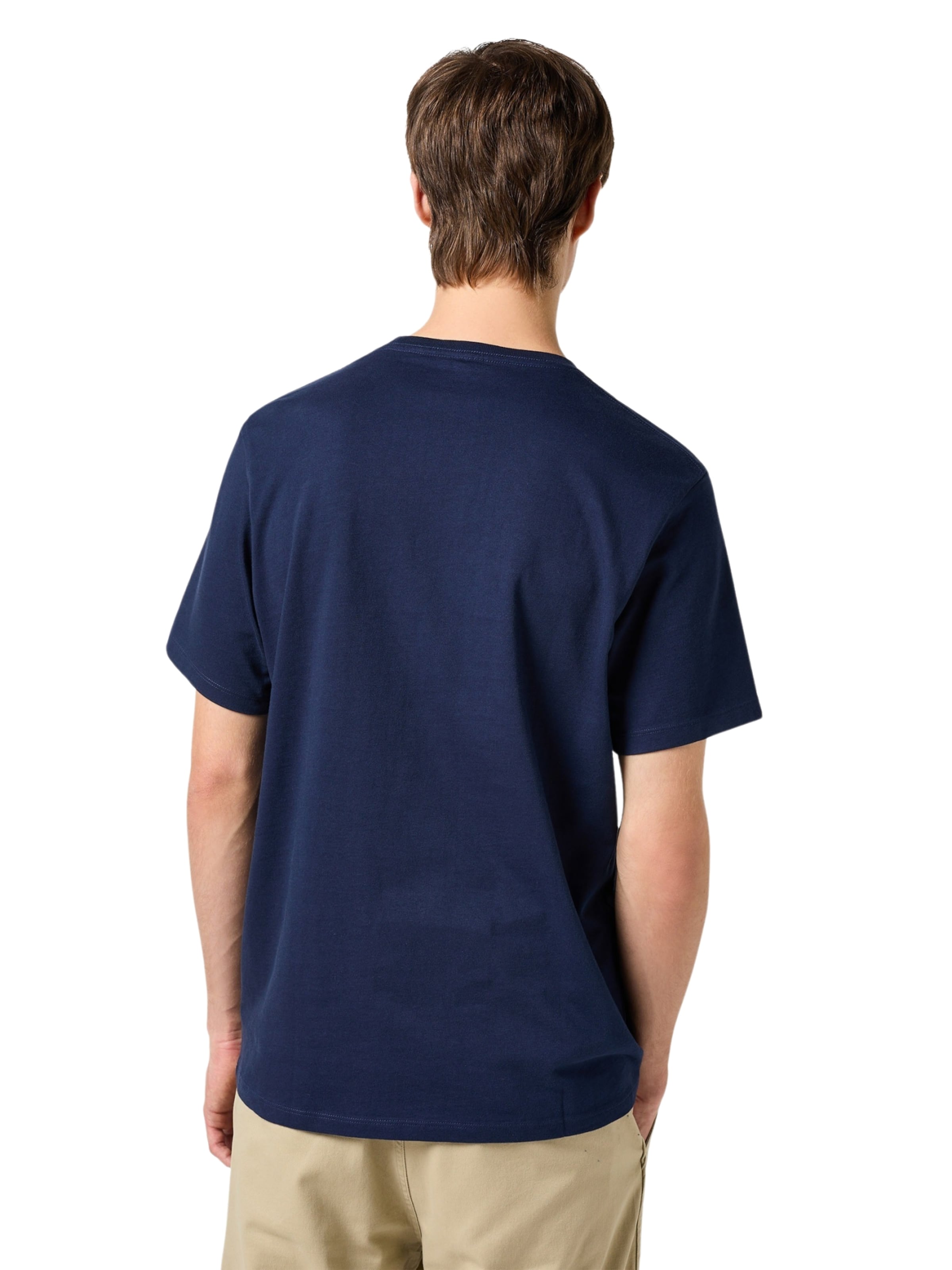 WRANGLER Tričko 'LOGO TEE' – modrá