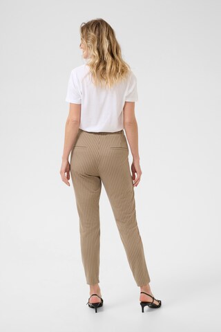 Cream Slimfit Broek 'Anett' in Beige