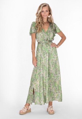 IZIA Dress in Green: front