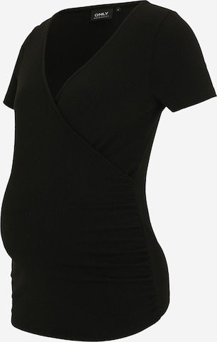 Only Maternity Shirt 'LULU' in Black: front