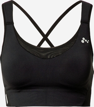 ONLY PLAY Regular Sports Bra 'Popal' in Black: front