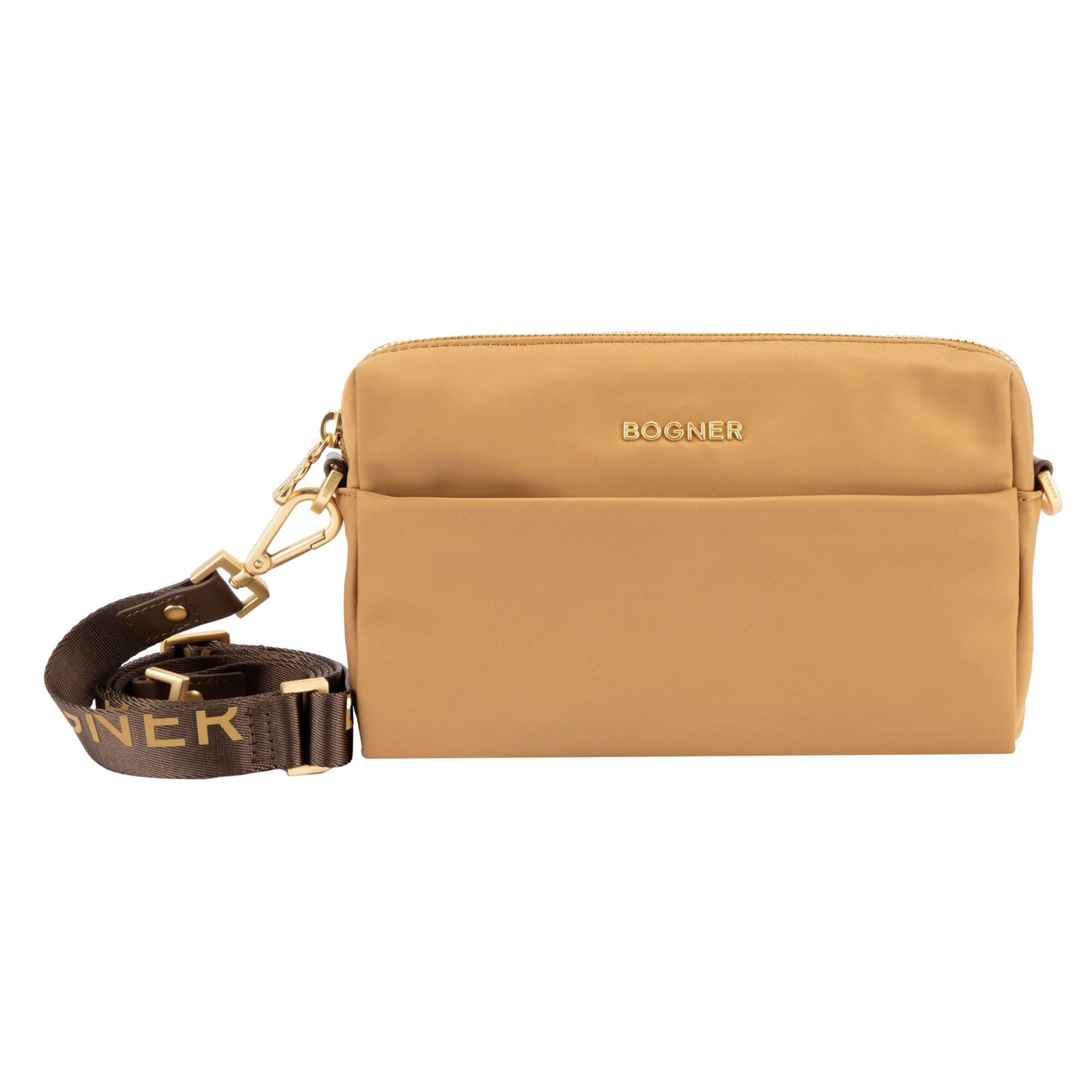 BOGNER - Mala de ombro 'Klosters Sita' em amarelo: frente