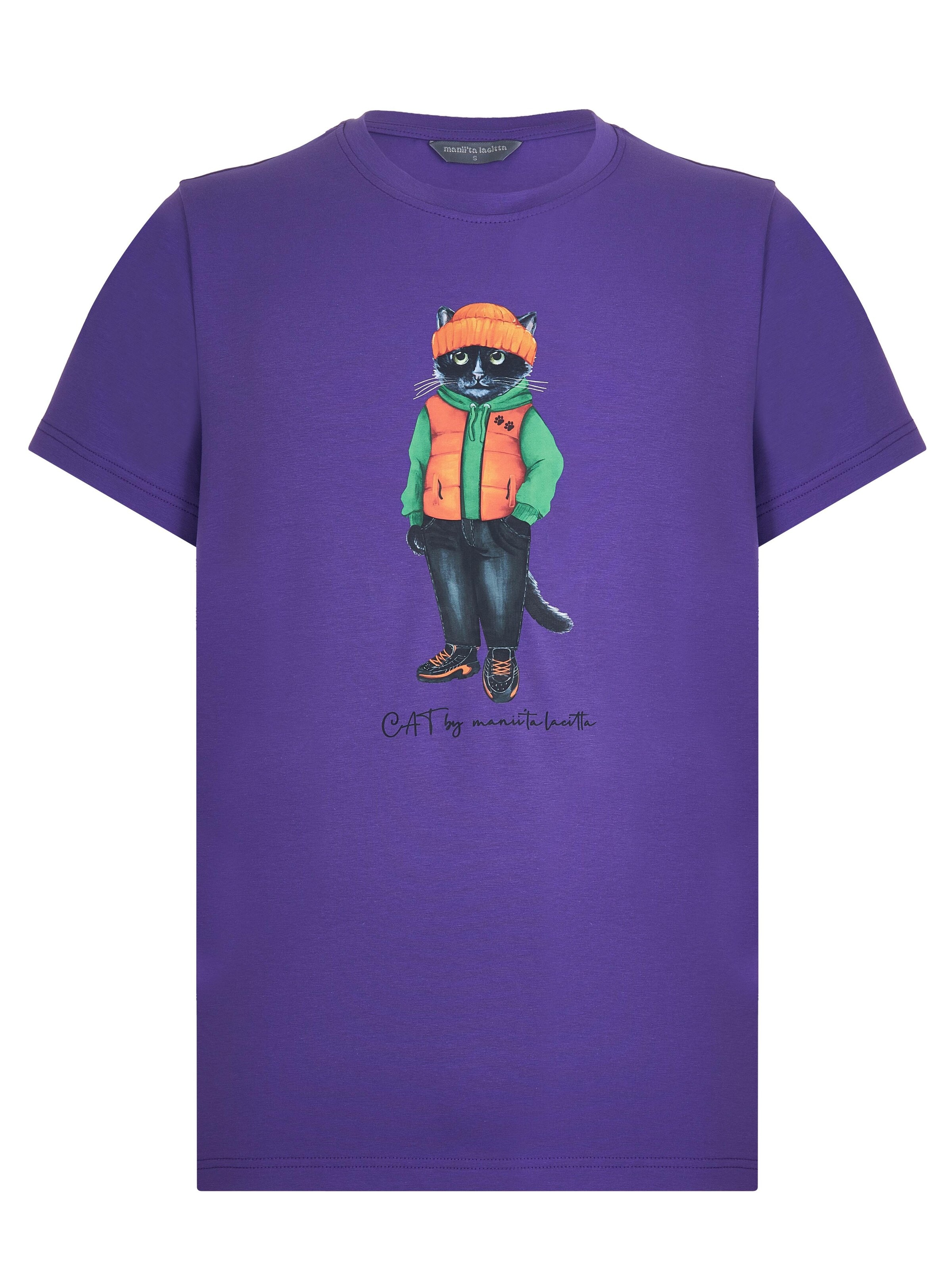 Cat e Lolette Bluser & t-shirts 'Hoodie Cat' i lilla: forside
