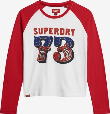 T-shirt Superdry en rouge : devant