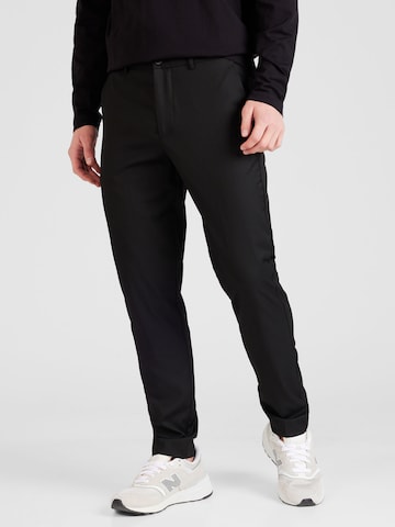 Only & Sons Regular Pleated Pants 'EVE JAY' in Black: front