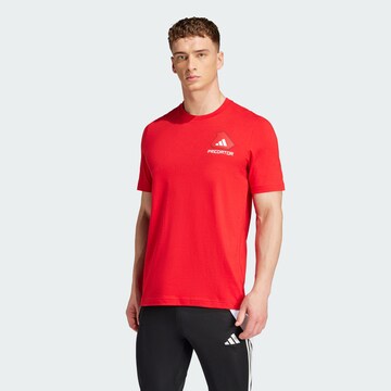 ADIDAS PERFORMANCE Performance Shirt 'Predator History' in Red: front