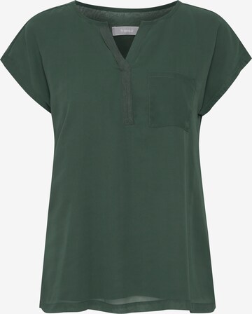 Fransa Blouse 'Zawov' in Groen: voorkant