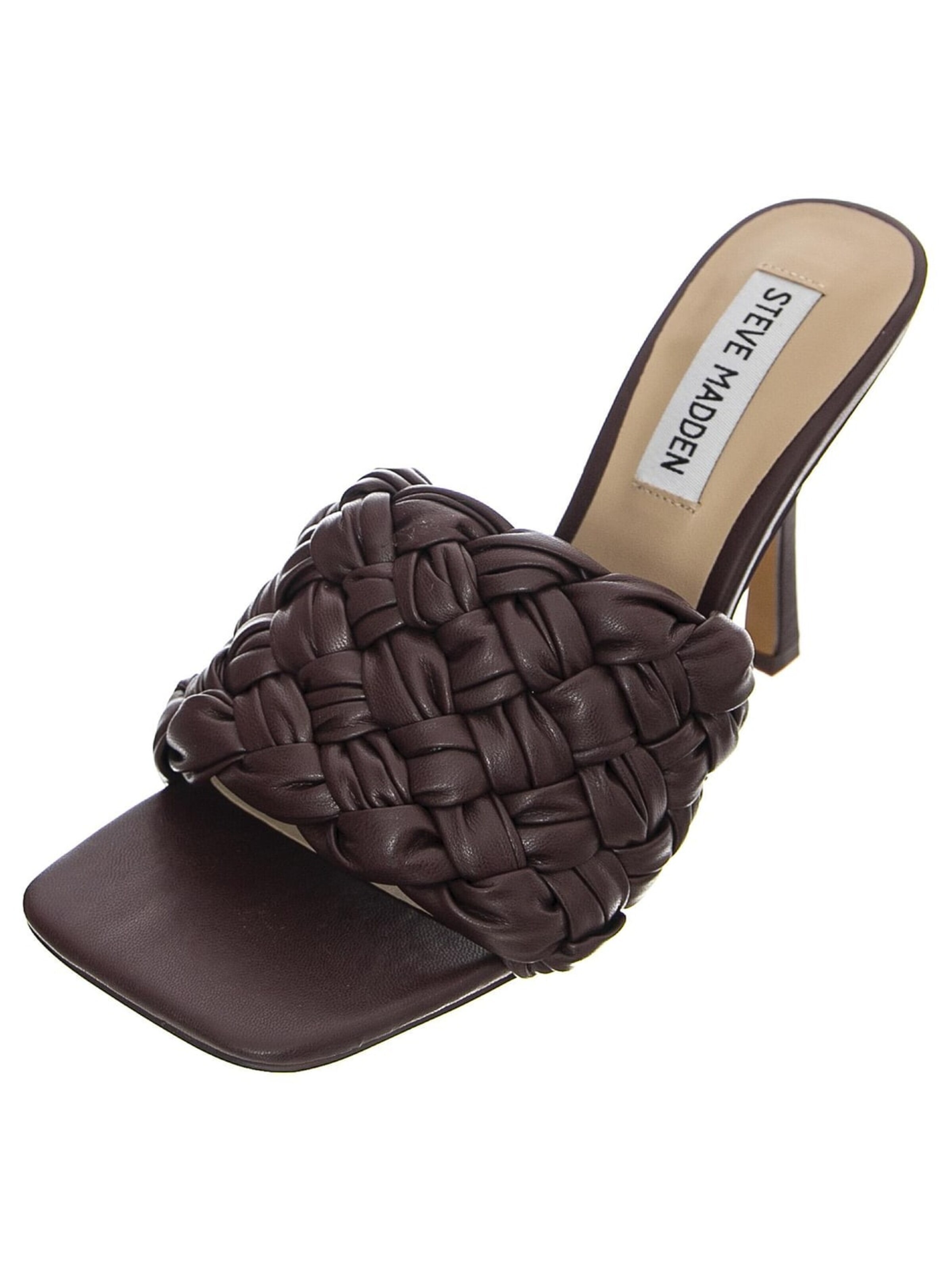 STEVE MADDEN Klapki 'W' Jarina Burgundy Sandals' w kolorze czerwony: przód