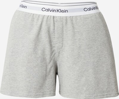 Calvin Klein Underwear Pyjamashorts in graumeliert / schwarz / weiß, Produktansicht