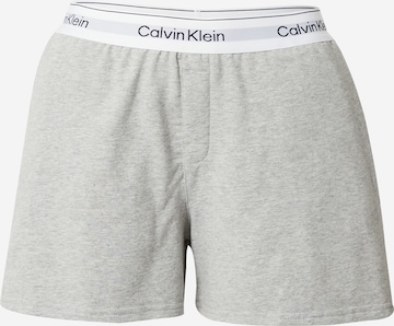 Calvin Klein Underwear Пижамные штаны в Серый: спереди