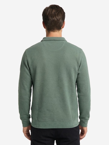 CASAMODA Zip-Up Hoodie 'Basic' in Green