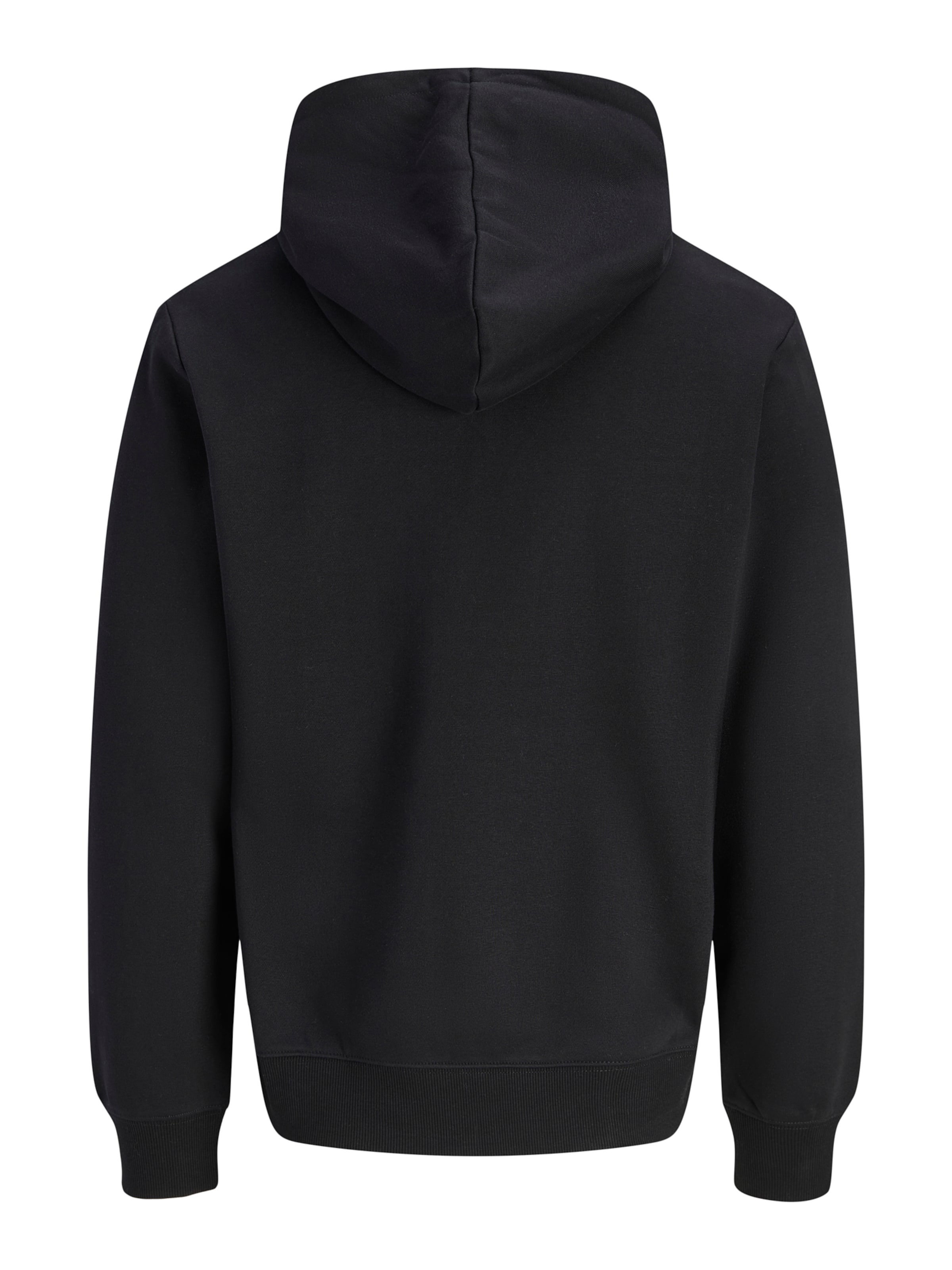 JACK & JONES Mikina 'JCOECHO' - Čierna