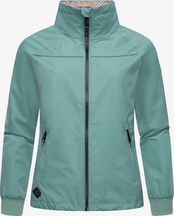 Ragwear Weatherproof jacket 'Apola' in Green: front