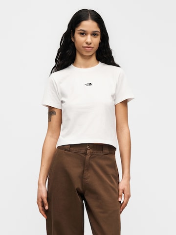 Tricou 'ESSENTIAL' de la THE NORTH FACE pe alb: față