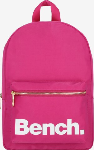 BENCH Rucksack  'City Girls' in Pink: predná strana