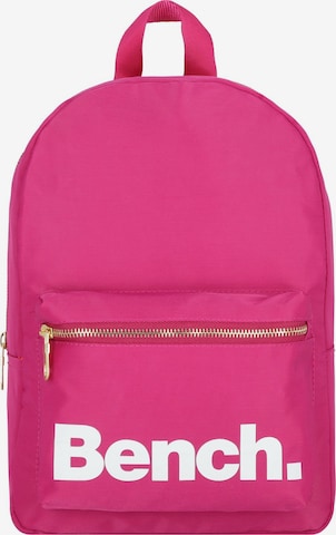 BENCH Backpack 'City Girls' in Pink: front