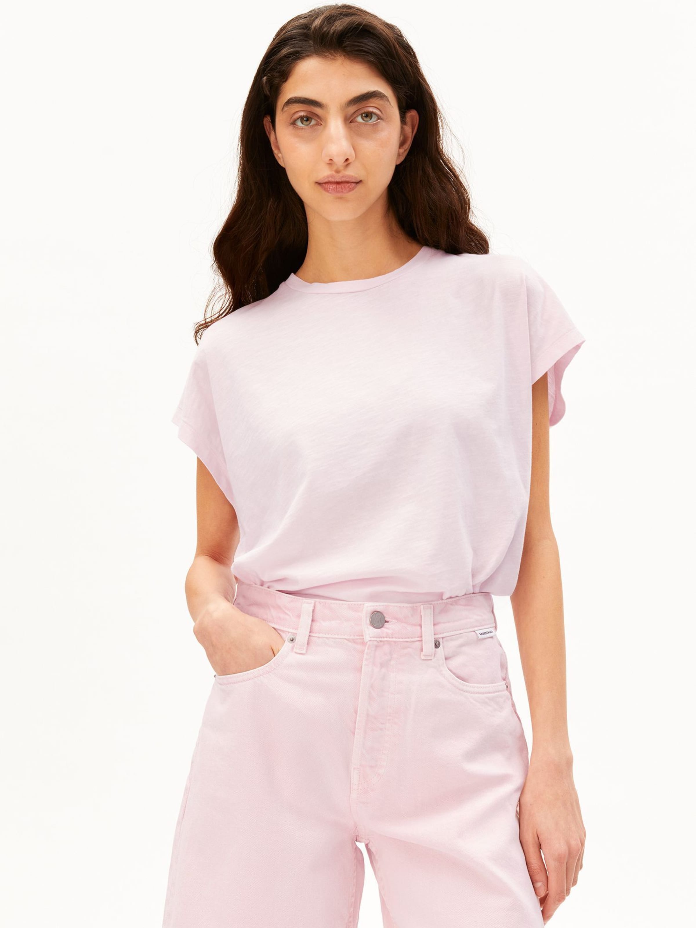 ARMEDANGELS Shirt in Pink: front