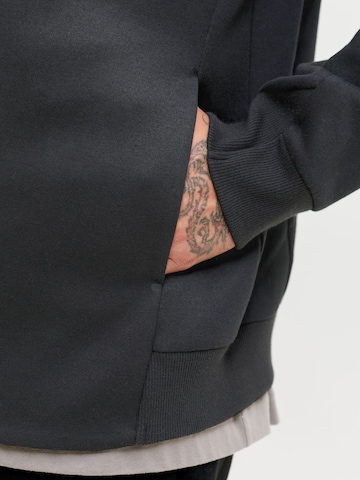 JACK & JONES - Sudadera con cremallera 'JCOFusion' en negro