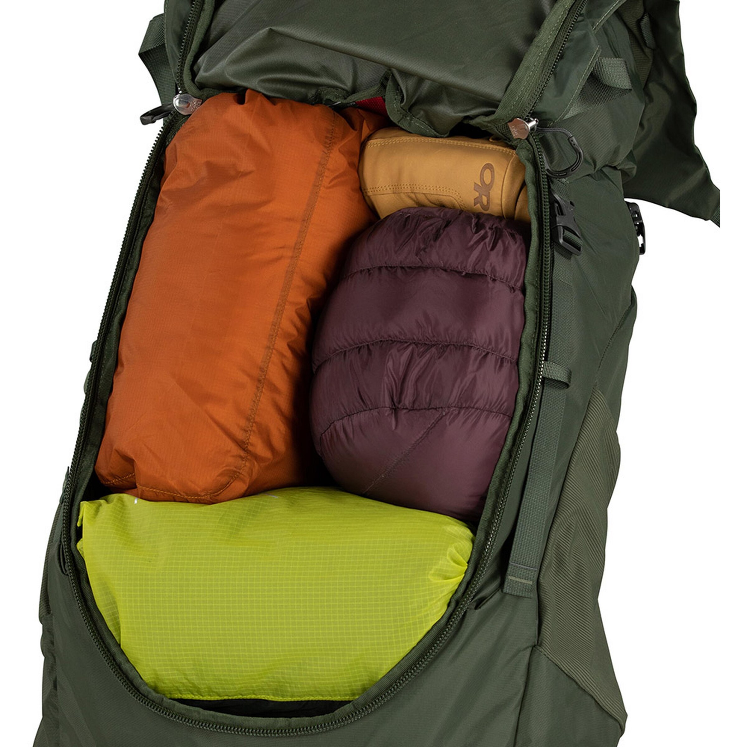 Osprey Sports Backpack 'Kestrel 58' in Green