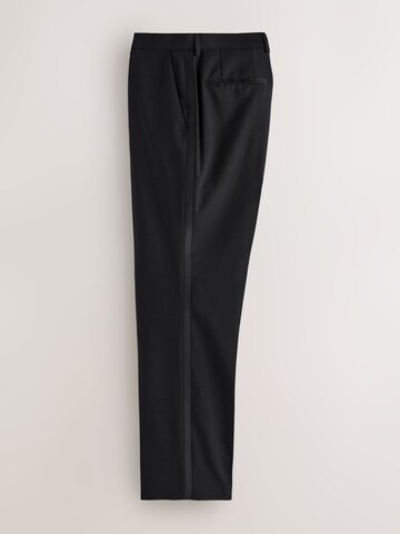 Next Slim fit Trousers with creases 'Signature' in Black