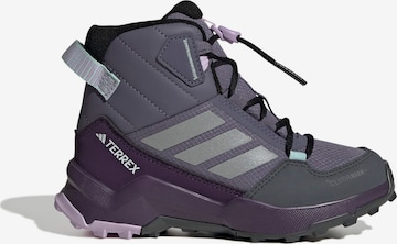 ADIDAS TERREX - Botas 'Ax4r' em roxo: frente