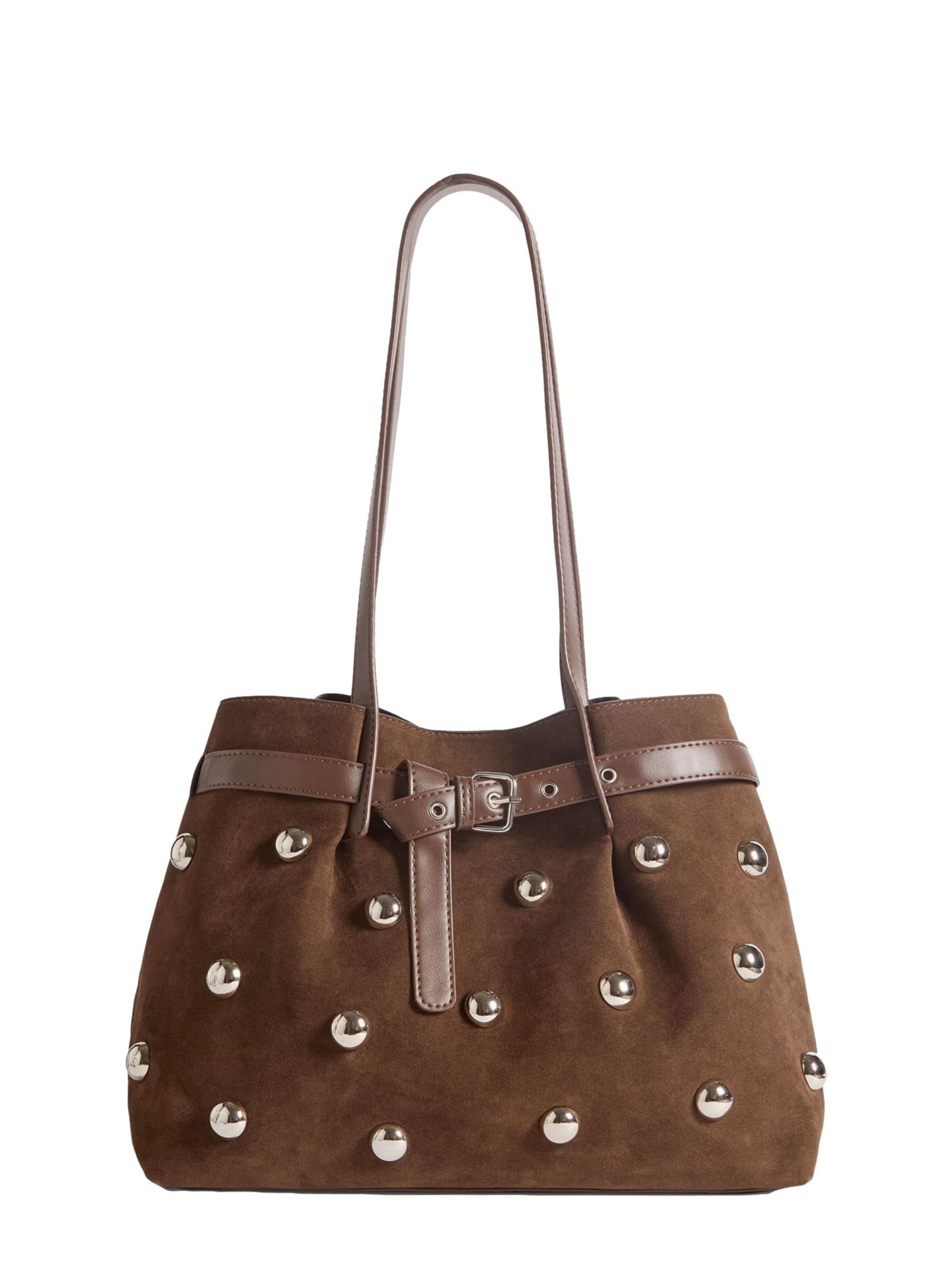 Sac bandoulière Friends Like These en marron : devant