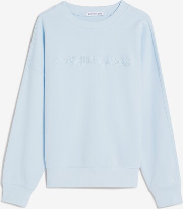 Calvin Klein Jeans Sweatshirt in Blue: front