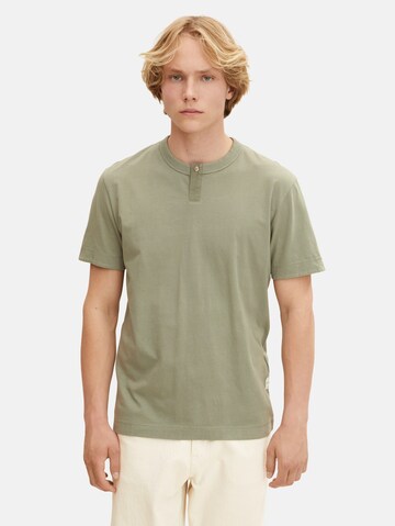 TOM TAILOR - Camisa em verde: frente