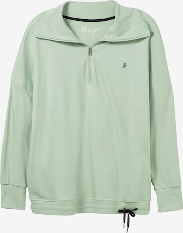 SHEEGO Sweatshirt in Green: front