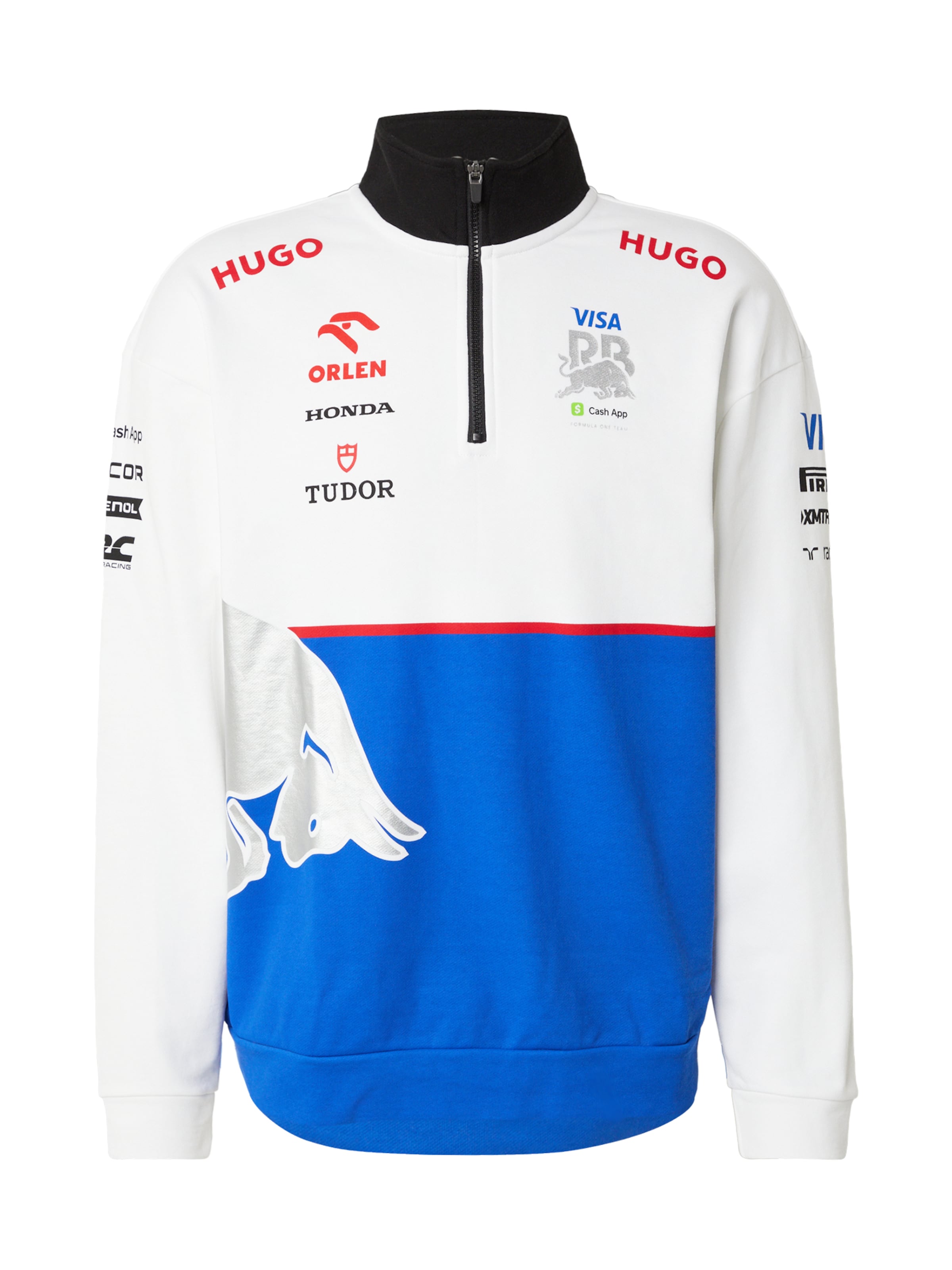 balts HUGO Sportisks džemperis 'Dahito-RB24': no priekšpuses