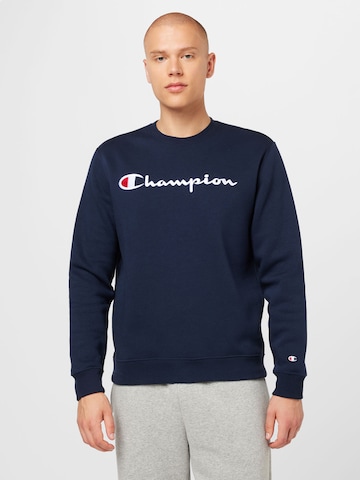 Champion Authentic Athletic Apparel Sportsweatshirt 'Classic' in Blauw: voorkant