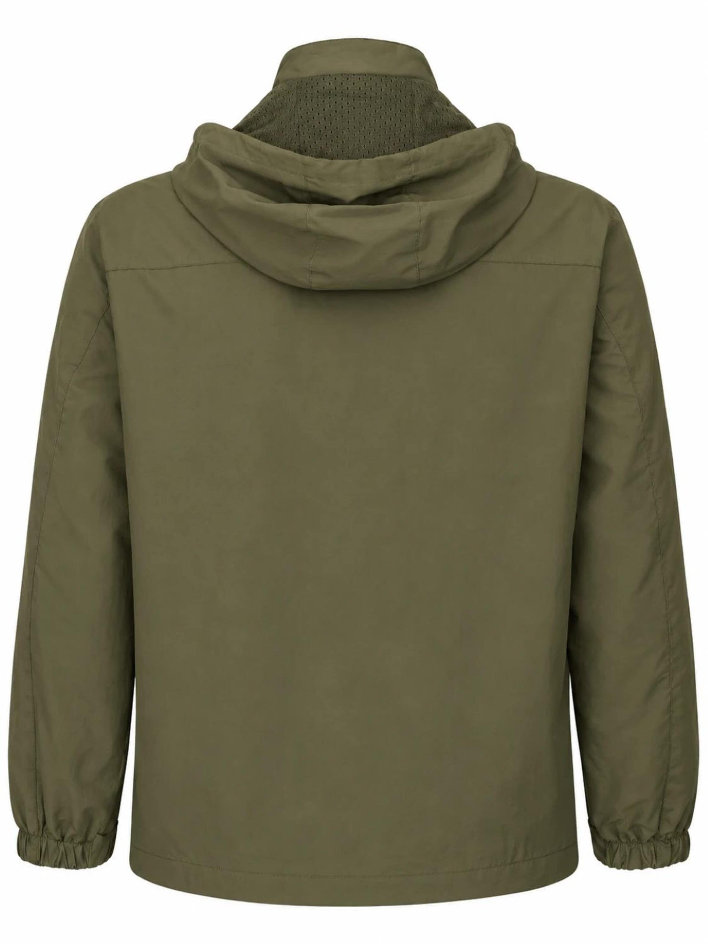 Veste outdoor 'Anorak' FALKENSTEJN en vert