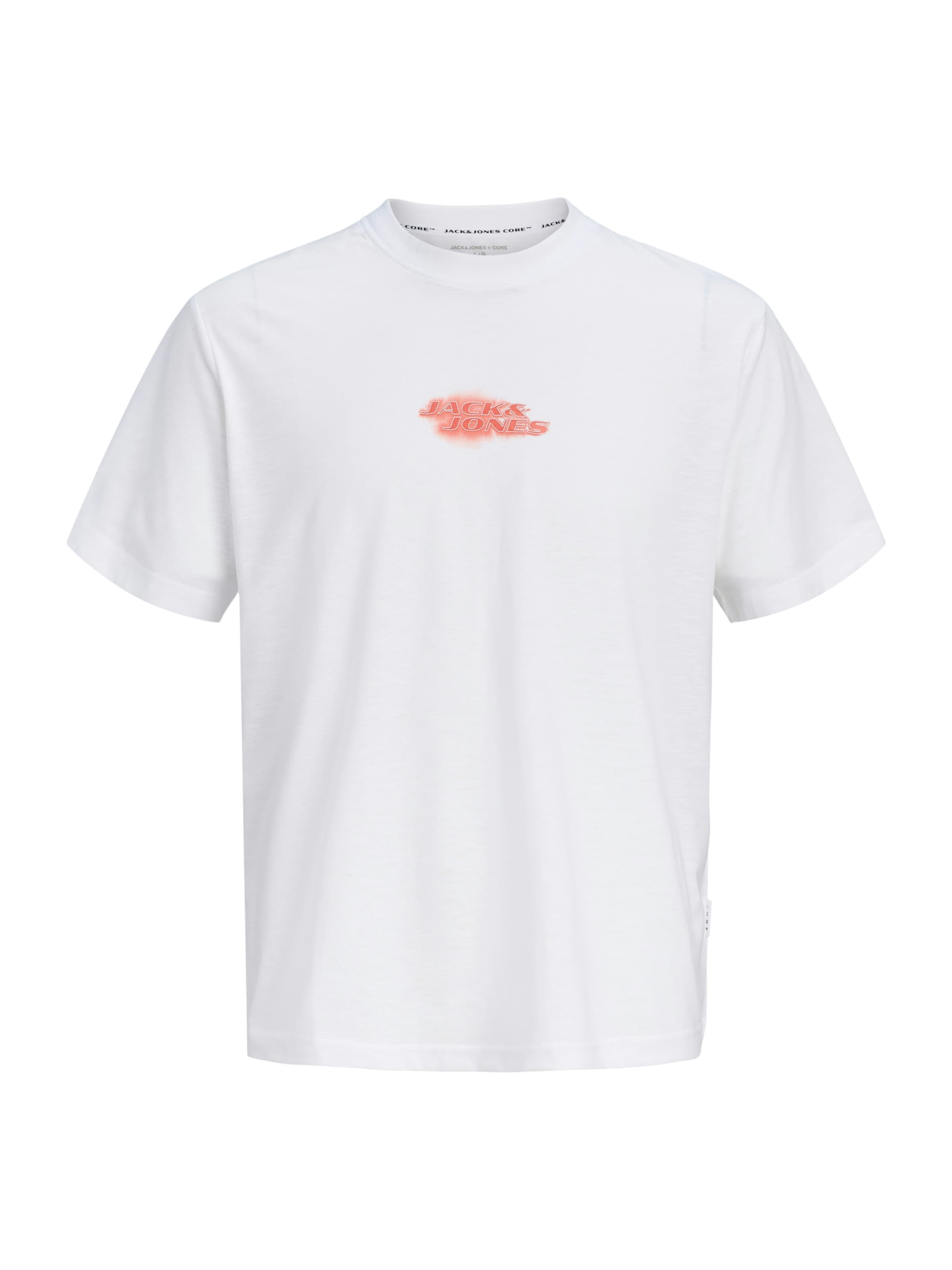 Jack & Jones Junior - Camiseta 'JCOFUSION' en blanco: frente