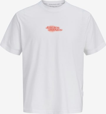 Jack & Jones Junior - Camiseta 'JCOFUSION' en blanco: frente