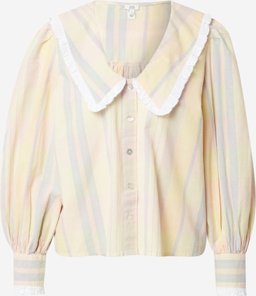 River Island Blouse in Yellow: front