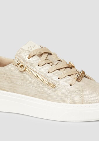 Baskets basses s.Oliver en or