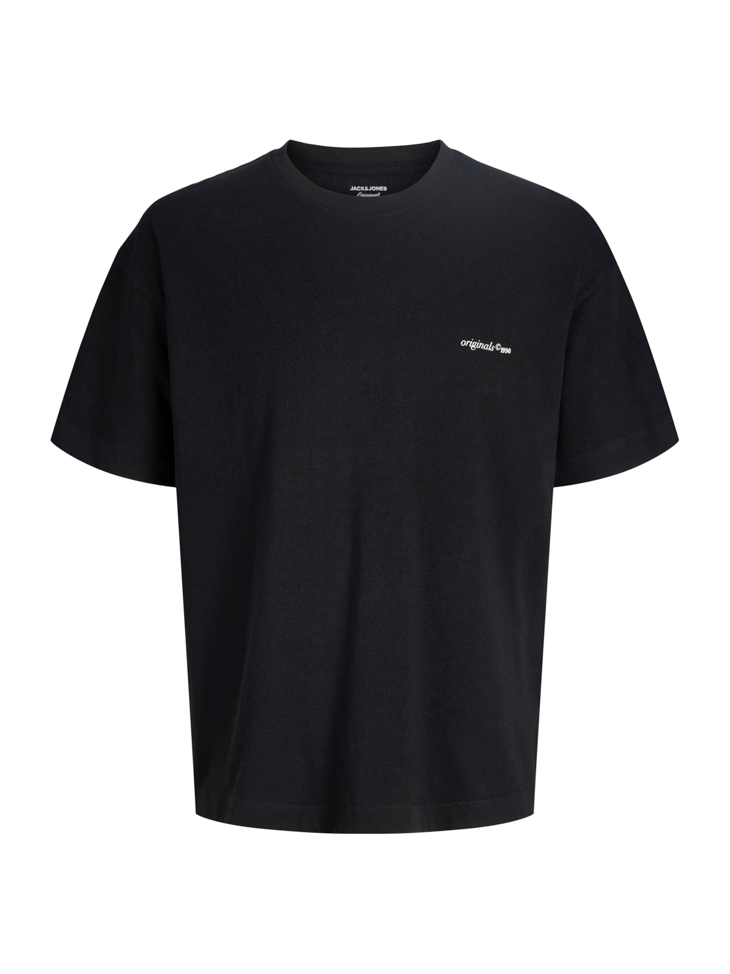Jack & Jones Junior - Camiseta 'JORMONTAUK' en negro: frente