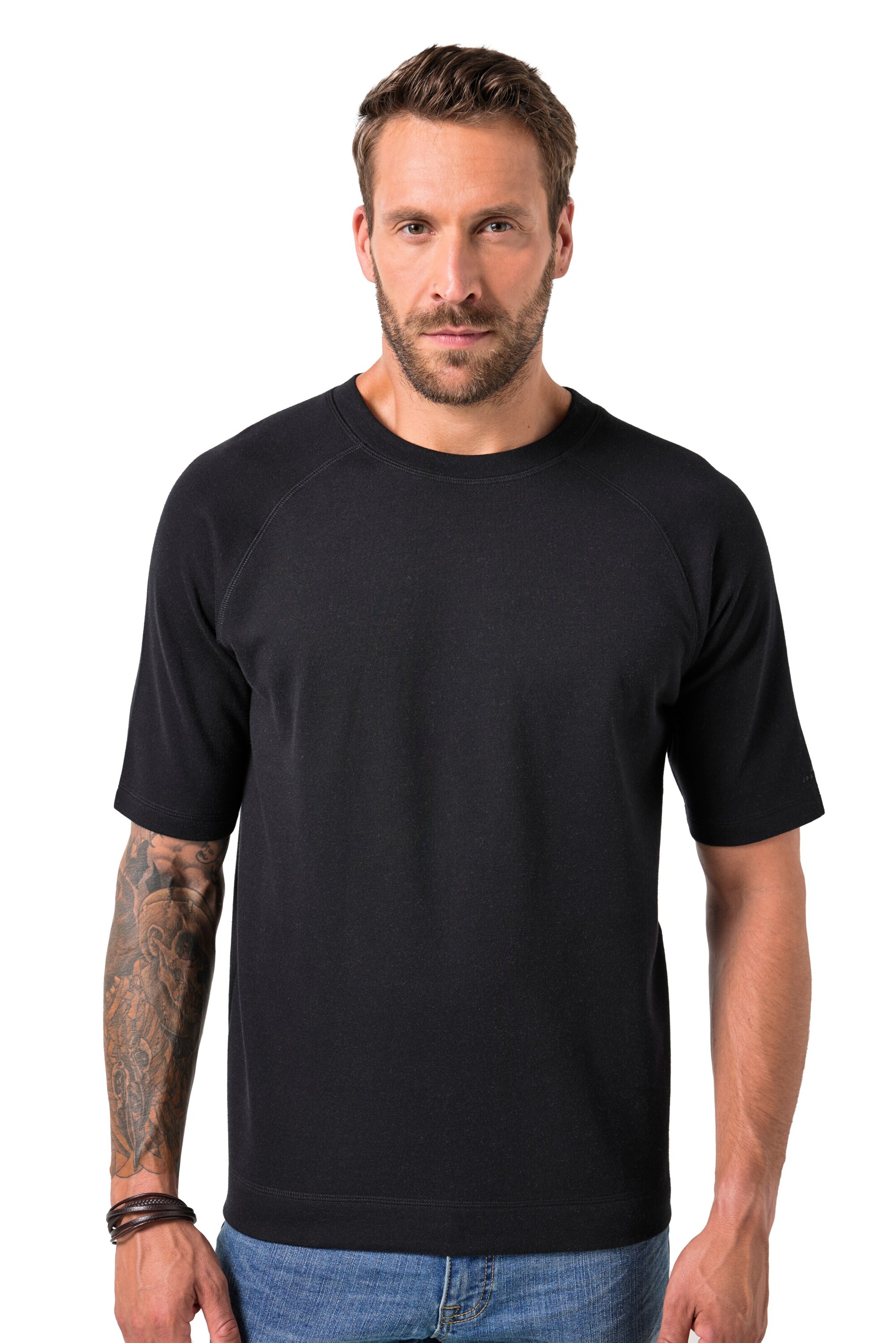 JP1880 T-Shirt in Schwarz: Vorderseite